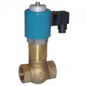 2" Brass NC, Direct acting solenoid valve