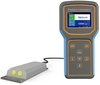 Open Channel Area Velocity Flow Meter :: Battery Powered