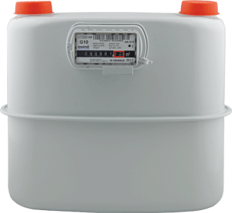 Metrix G10P Pulsed Diaphragm Gas Meter BSP Unions (Size: 1 1/2", Qmin 0.1 m3/h Qmax 16 m3/h)