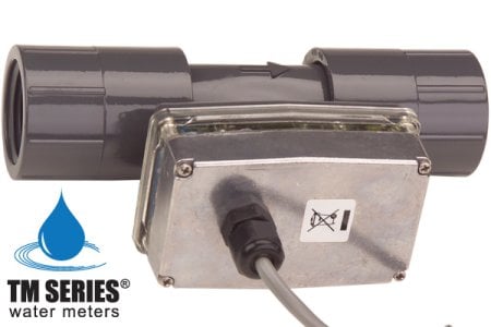 Economical Inline Digital turbine flow meter 1 1/2" BSP - Pulse Output