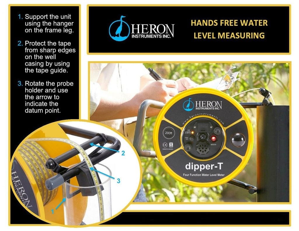 Heron conductivity plus Water Level Meters