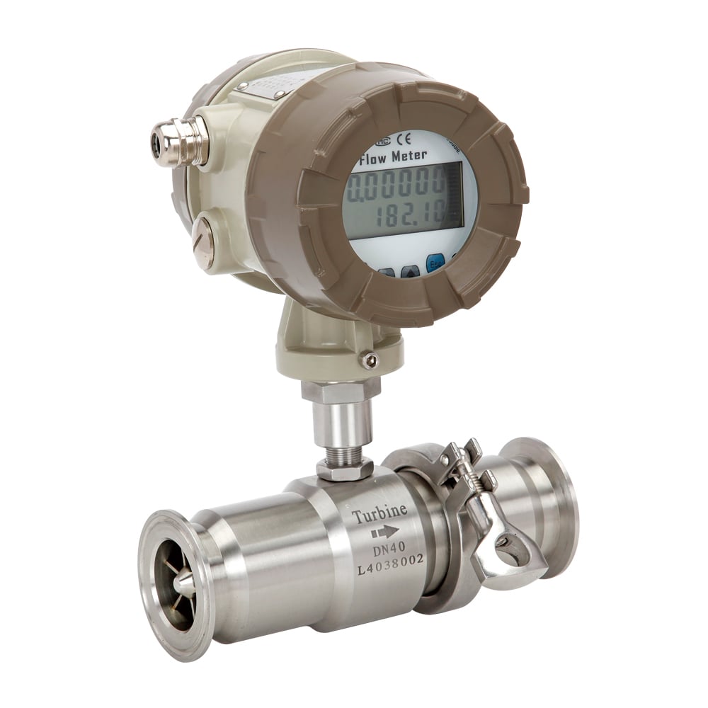 Liquid Flow Turbine Meter 80mm ID, Range 10 100 m3/hr Economy