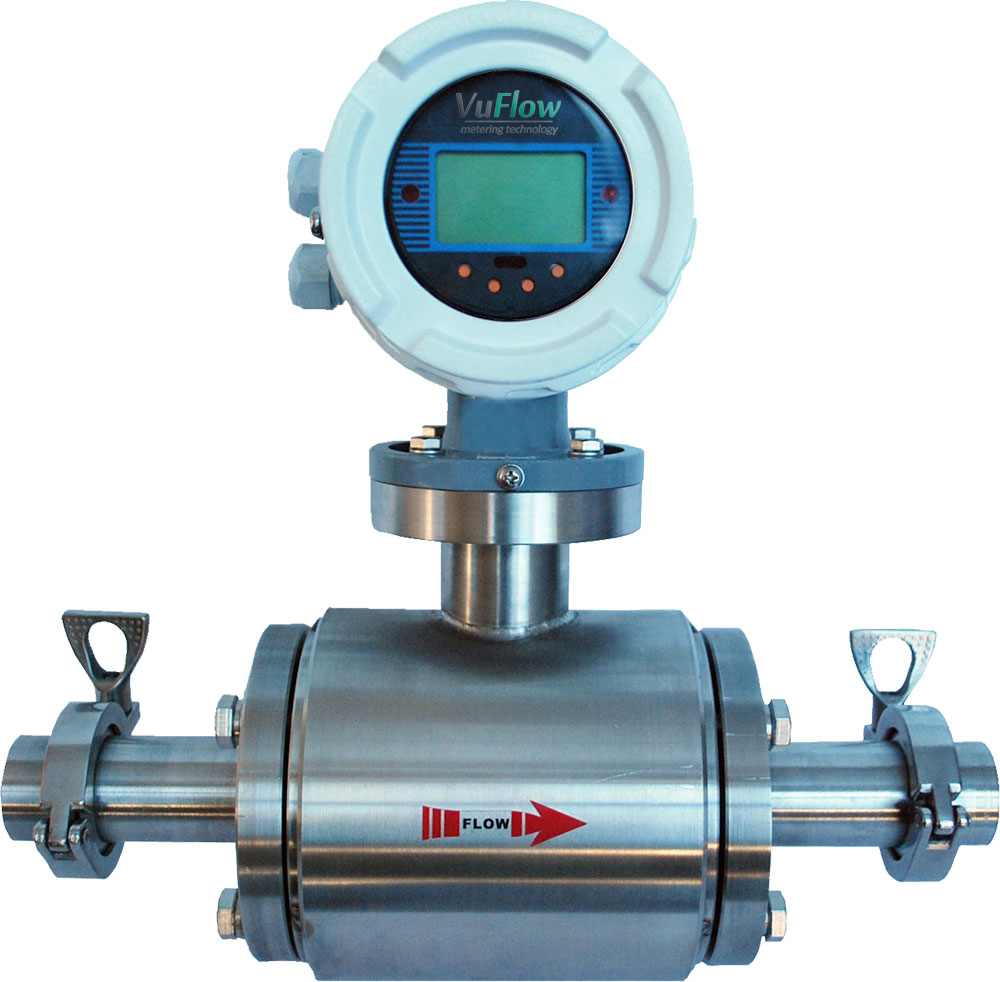 Flow Meter DN100 Flange options, Rubber Liner (PTFE