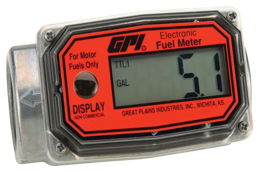 meter fuel digital flow line meters battery economy water gpi range aluminium liquid bellflowsystems