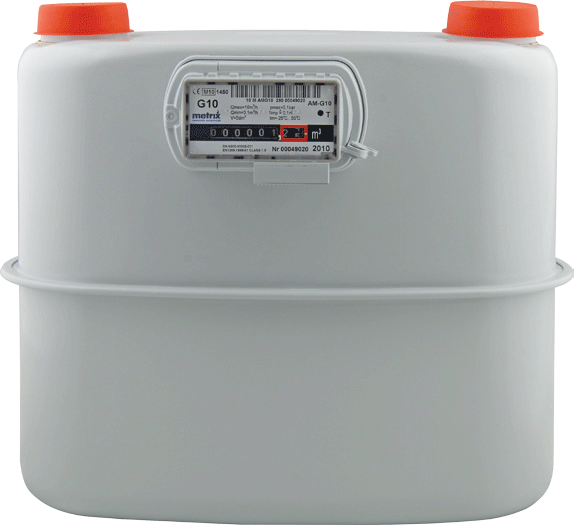 Metrix G10P Pulsed Diaphragm Gas Meter BSP Unions (Size 1 1/2", Qmin 0