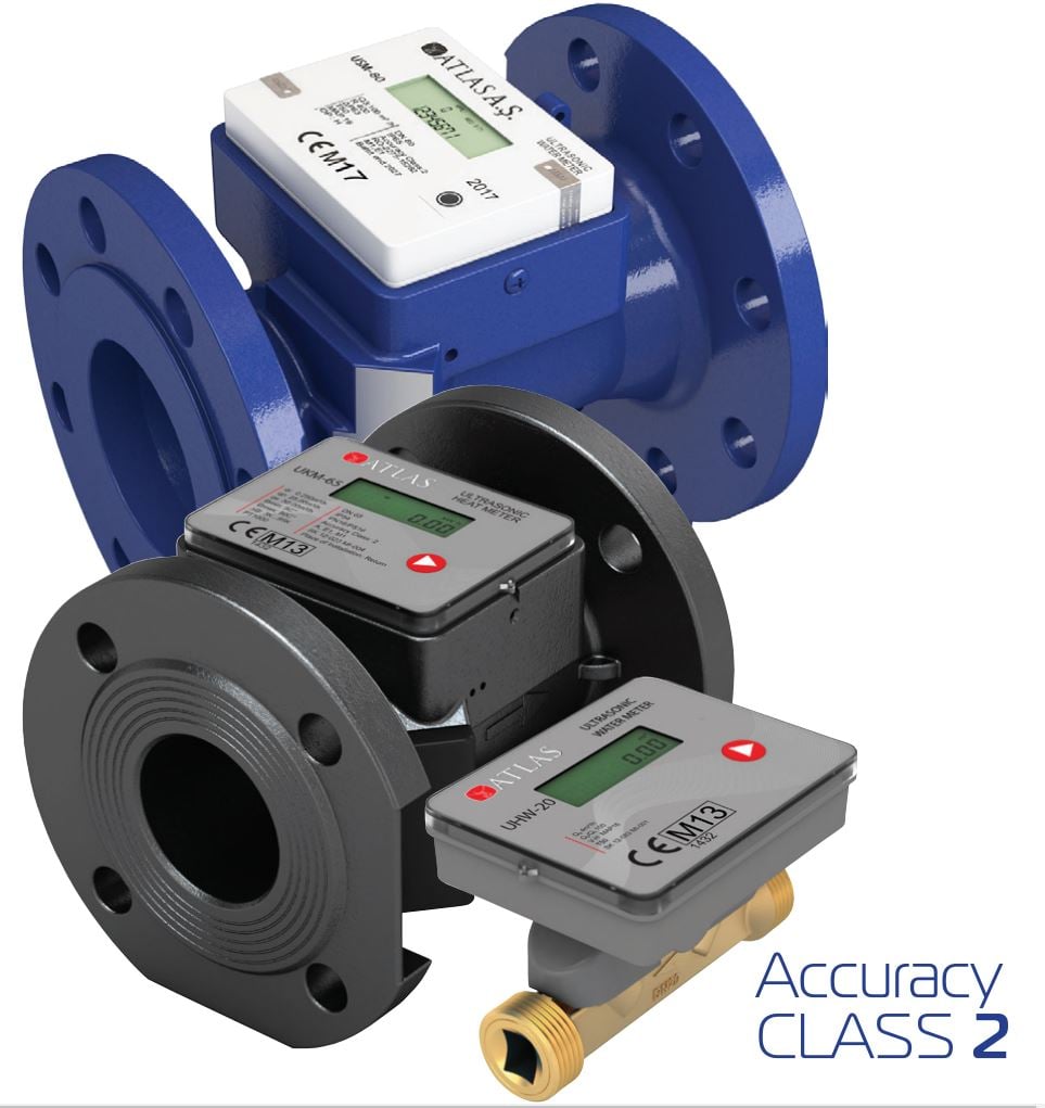 ATLAS USM Ultrasonic Water Meter DN40 Atlas USM,UST Water Meters