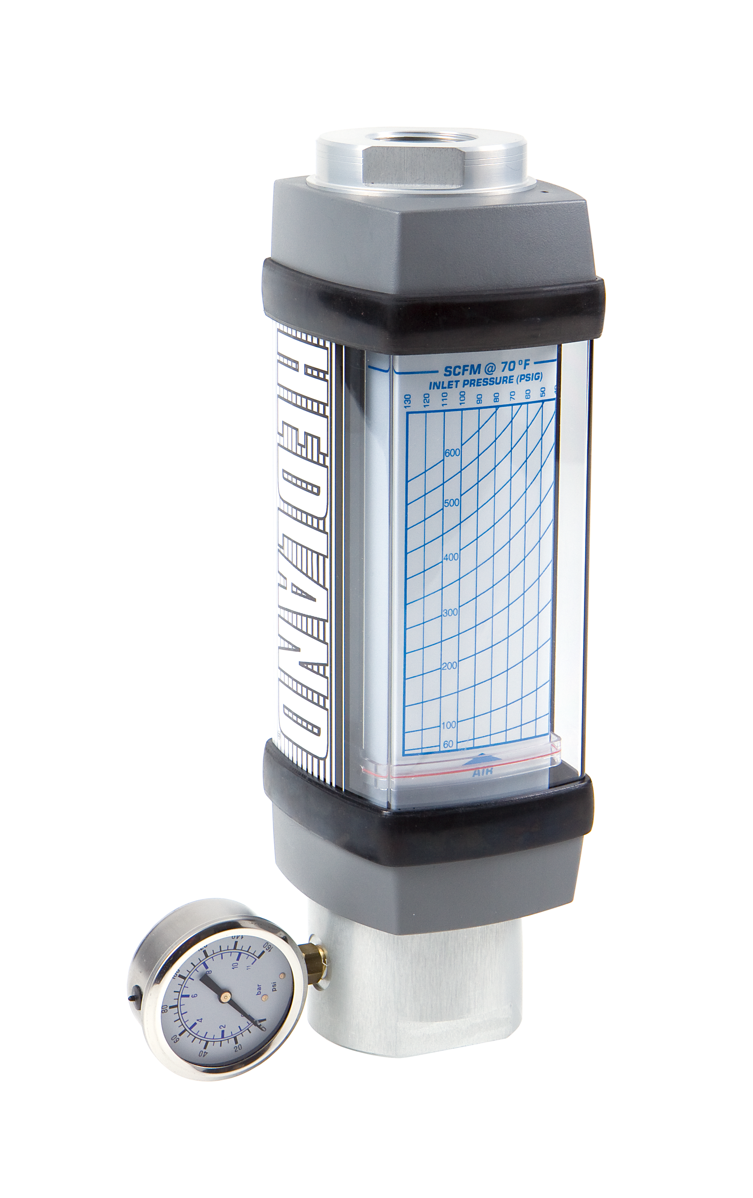 Hedland VA Flow meter for Air & Compressed Gases 3/4" BSP, Aluminium