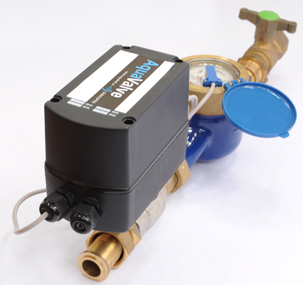 Aqualink II Valve Combined : Battery powered actuated ball valve and GPRS/GSM datalogger