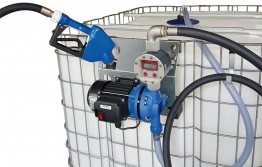 AdBlue™ IBC supply kit ::  230vAC Diaphragm Pump and Manual Nozzle