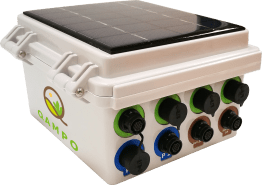 Qbic 4 or 8 Channel Data Logger, Web Portal Access and Built-in Solar Charger