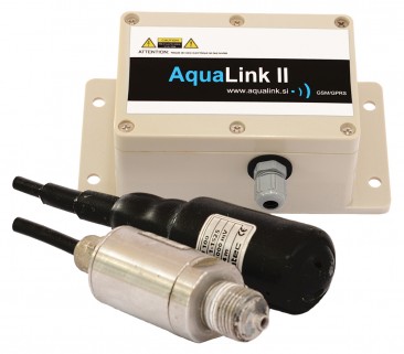 Aqualink II Enregistreur De Données / Alarme GPRS / GSM :: Alimentation Par Pile Avec Entrées / Sorties Numériques Et Analogiques En Option