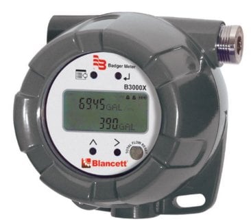 Blancett B3000 Series Flow Monitor :: Basismodell, Explosionsgeschützt