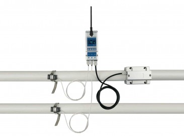 Clamp-on Ultrasonic Heat Flow Meter,  DN32 ID (38-45mm OD)