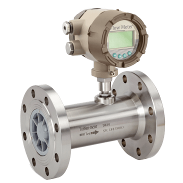 Stainless Steel Gas Flow Turbine Meter::  100mm ID