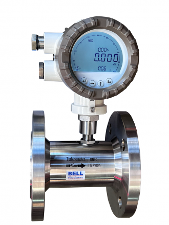 Liquid Flow Turbine Meter::  100mm ID, Range 20 - 200 m3/hr