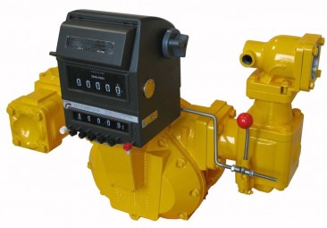 BM-40 Bulk Fuel Flow Meter 25 ~ 250 L/min :: Totaliser, Pre-set, valve & mechanical linkage