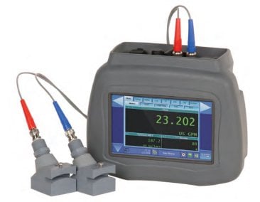 Portable Ultrasonic Flow & Energy Meter DXN :: Dual Capability : Transit Time & Doppler 15-3800mm