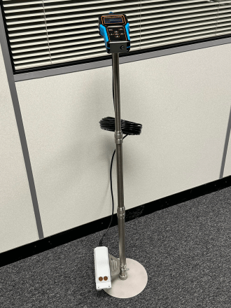 Open Channel Area Velocity Flow Meter :: Battery Powered