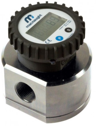 MX09P Industrial Flow Meter :: 1/4" Ports, 15 - 500L/Hr, 69bar (1000psi)