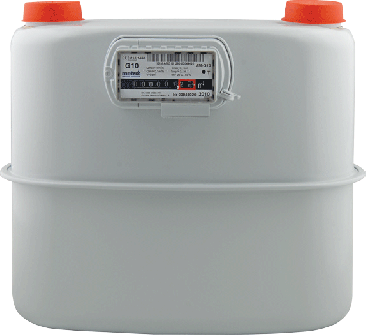 Metrix G10P Pulsed Diaphragm Gas Meter BSP Unions (Size: 1 1/2", Qmin 0.1 m3/h Qmax 16 m3/h)