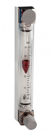 NFX Variable Area meter for water, 2-25 ml/min