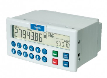 Fluidwell N410 DIN panel mount batch controller with numerical keypad