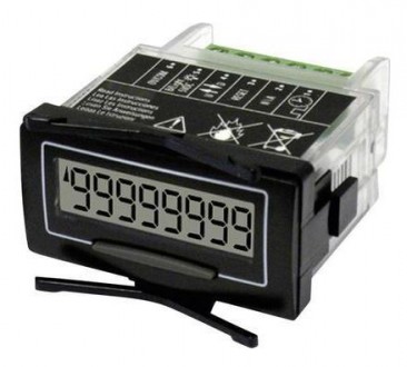 10 yr Battery Powered Scaleable Remote LCD Counter - Panel Mount
