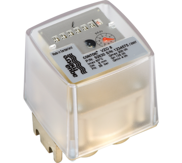 VZO 8 Aquametro Oil Meter - (4-135 Max 200 litre/hr) Pulse Output = 1 Litre/Pulse
