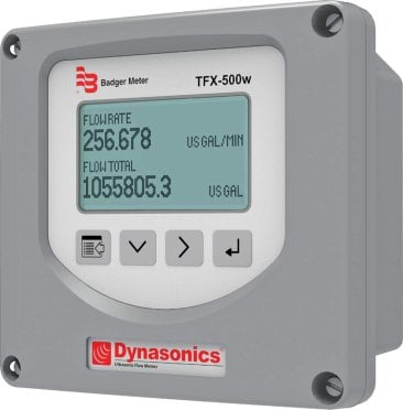 Dynasonics® TFX-500w Transit-Time Ultrasonic Flow Meter :: Adjustable Pipe Size