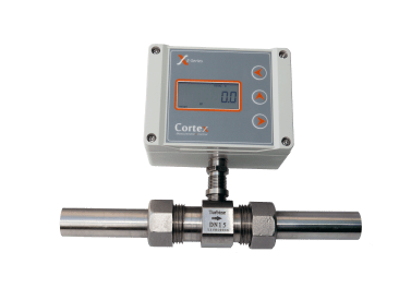 Compteur De Turbine à Débit De Gaz En Acier Inoxydable :: 125mm ID