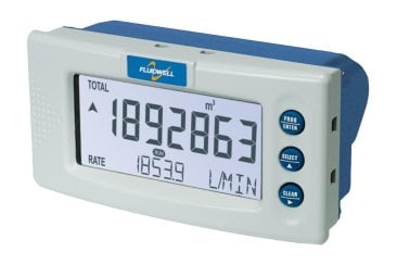 D012 DIN panel mount flow rate indicator/totaliser