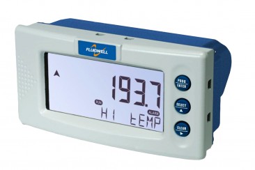 D043 DIN Panel mount - Temperature Monitor with one high / low alarm output