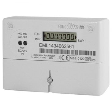 EMLITE - ECA2 MID Medidor De Electricidad Monofásico KWh