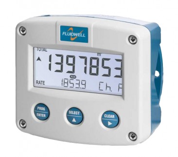 Fluidwell F111 Dual input flow rate indicator/totaliser, ATEX Intrinsically safe, EEx ia
