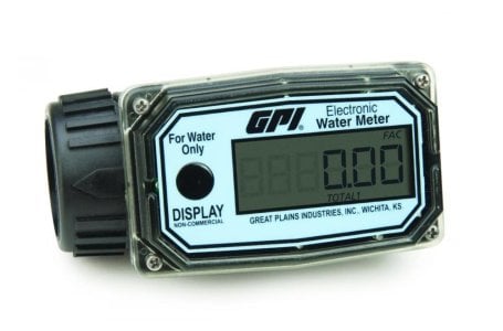 In-line Digital Water meter :: BATTERY ECONOMY NYLON MODEL