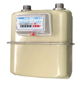 3/4" BSP Apartment Diaphragm Gas meter Qmax 2.5 m³/h
