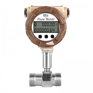 Liquid Flow Turbine Meter::  6mm ID, Range 1.66 - 10 l/min