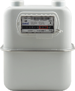 Metrix Diaphragm Pulsed Gas Meter BSP Unions (Size: 1, Qmin 0.06 m3/h Qmax 10 m3/h