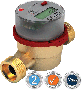 VADH20 LCD Hot Water Meter :: Battery Powered