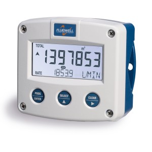 Fluidwell F126-EG Flow computer with temperature and pressure compensation for corrected gas volume