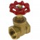1¼" Brass gate valve