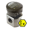 Débitmètre Industriel MX06P-Ex :: Ports 1/4 ", 0.5 - 100L / Hr, 69 Bar (1000 Psi)