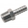 1" BSPT stainless steel hosetail to suit 25mm ID hose