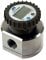 MX09P Industrial Flow Meter :: 1/4" Ports, 15 - 500L/Hr, 69bar (1000psi)