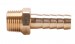 2" BSPT brass hose tail to suit 38mm ID hose
